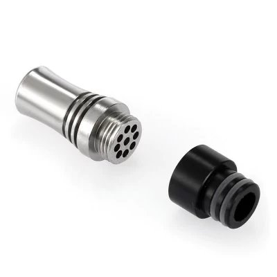 ruiyitech 510 punta de goteo con 9 agujeros para atomizador para prevenir e líquido de resbales largo Drip Tip boquilla para RDA RTA tanque