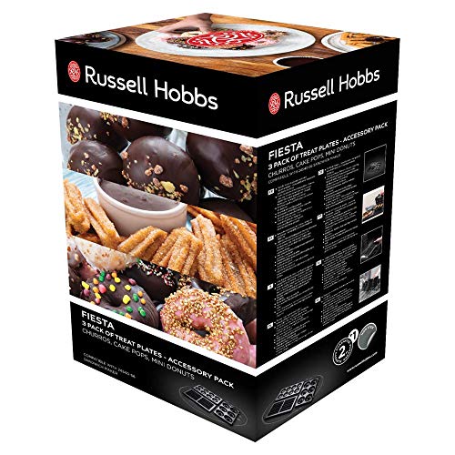 Russell Hobbs 25490-56 Juego De 3 Placas Para Dulces Extraibles E Intercambiables, Multicolor