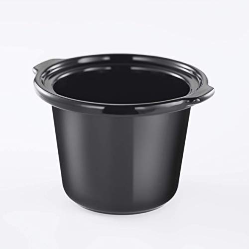 Russell Hobbs Compact Home - Olla de Cocción Lenta Compacta (Olla Baja Temperatura, Acero Inox y Negro, 2l) -ref. 25570-56