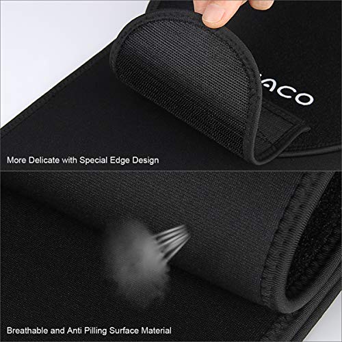 Ryaco Faja Reductora Adelgazante, Abdominal Cintura Adelgazante para Hombre y Mujer Adjustable Faja Lumbar de Trabajo Deportiva Acelerar la Pérdida de Peso, la Quema de Grasas, Efecto Sauna (L)