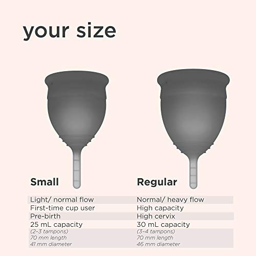 Saalt - Copa menstrual suave, supersuave y flexible, la mejor taza sensible, uso durante 12 horas, fabricado en Estados Unidos