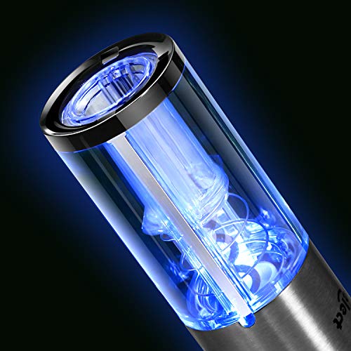 Sacacorchos Eléctrico Inalámbrico, Coziselect Profesional Automatico Abrelatas de Vino, Abridor Botellas con Cortador de Papel, Caja de Regalo, El Regalo Ideal para los Amantes del Vino