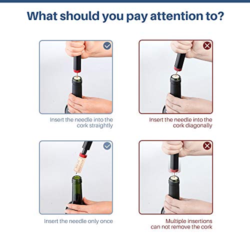 Sacacorchos Vino Profesional Quntis,Abridor de Vino Abrebotellas de Presión de Aire Abrebotellas Vino,Abrelatas de Acero Inoxidable,Bomba de Botella Regalo Mujer Hombre para Fiesta Cumpleaños-Negro