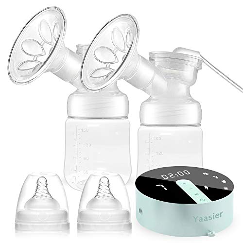 Sacaleches Eléctrico Recargable Portátil Extractor de Leche eléctrico con pantalla táctil LCD inteligente para Succión de Leche Materna y Masaje de Senos