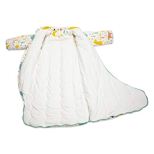 Saco de dormir para bebé de invierno, saco de dormir para niños, 3,5 tog, saco de dormir de algodón bio, diferentes tamaños desde el nacimiento hasta los 4 años verde Grünerwald Talla:L/24-48Monate
