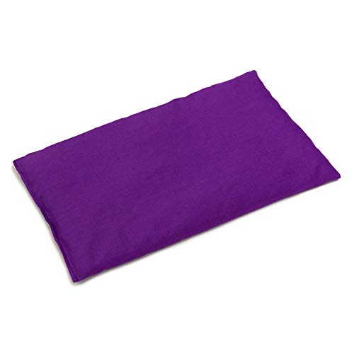 Saco térmico de semillas 30x20cm violeta | Almohada térmica | Cojín de calor y frio | Cojín con huesos de cerezas