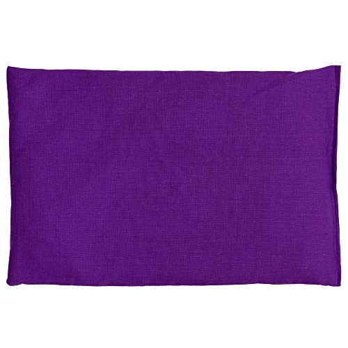 Saco térmico de semillas 30x20cm violeta | Almohada térmica | Cojín de calor y frio | Cojín con huesos de cerezas