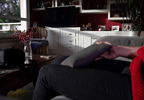 Saco Térmico de Semillas de Trigo y Lavanda para Frío y Calor en Microondas | Saquito Térmico | Bolsa de Semillas (Gris)