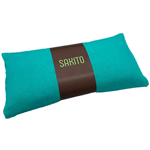 Saco Térmico de Semillas de Trigo y Lavanda para Frío y Calor en Microondas | Saquito Térmico | Bolsa de Semillas (Turquesa)