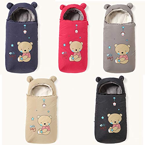 Sacos de Abrigo Carritos Universal Saco de Silla Invierno Térmica Windproof Elegante 90 x 45 cm para Todos Cochecito Silla de Paseo Sillas de Coche (Negro)