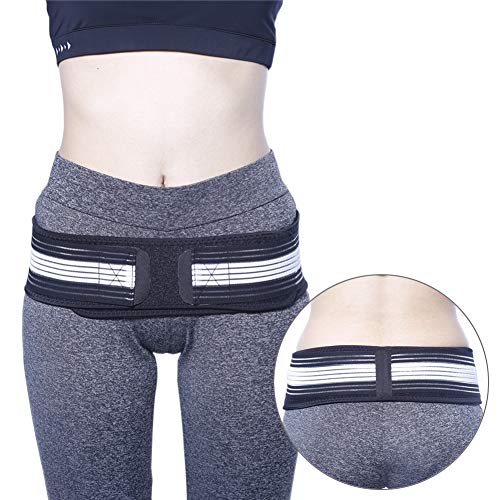 sacroiliac SI cinturón de cadera para mujeres y hombres,alivia la ciática,pélvica,dolor de espalda baja y pierna,estabiliza la articulación SI,transpirable,antideslizante,estabiliza la compresión