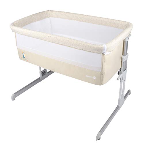 Safety 1st Calidoo Cuna Colecho e Cuna de viaje 2 en 1, regulable en altura y reclinable, plegado fácil, colchon cuna incluido, color Happy Day
