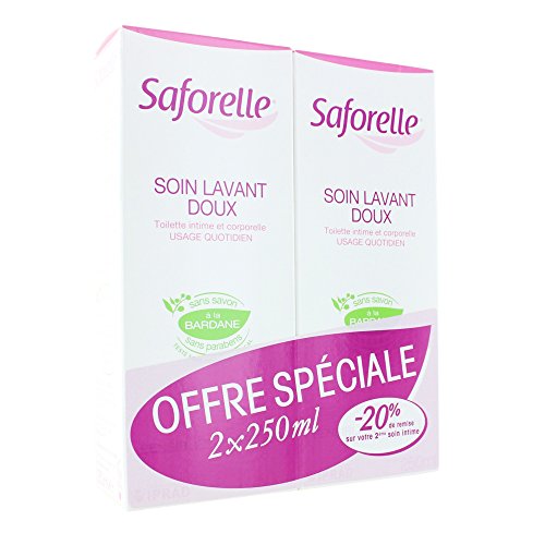 SAFORELLE Soin Lavant Doux Lot de 2 x 250 ml