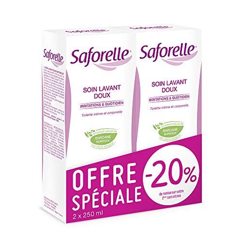 SAFORELLE Soin Lavant Doux Lot de 2 x 250 ml