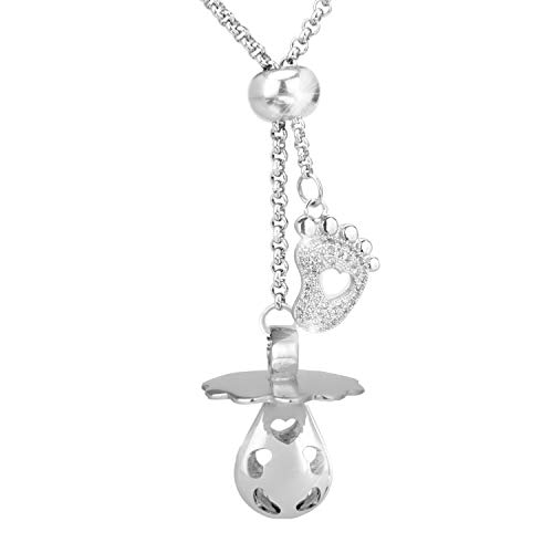 Saga joyas – Collar llamador de ángeles chupete longitud ajustable – Conjunto de Charm Tal