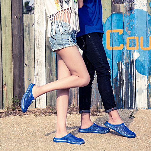 SAGUARO Unisex Sandalias de Playa Ahueca hacia Fuera Las Zapatillas Verano Ligeros Respirable Zapatos de Interior Exterior del Deslizador,Etiqueta 42=41 EU Azul Profundo