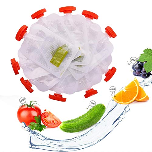 Sahgsa Bolsas Reutilizables Reutilizables para bebé para licuado casero, puré de Frutas, Papilla para bebés, Yogur