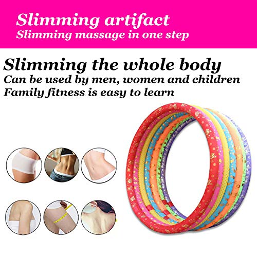 SAHWIN® Fitness Exercise Hula Hoop, Diseño De Absorción De Impactos Protección del Medio Ambiente Pep Algodón Perla Forma Física, Hermosa Cintura Y Caderas,[Blue 2.5 kg] Diameter 80cm