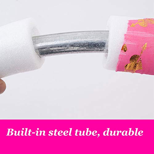 SAHWIN® Fitness Exercise Hula Hoop, Diseño De Absorción De Impactos Protección del Medio Ambiente Pep Algodón Perla Forma Física, Hermosa Cintura Y Caderas,[Blue 2.5 kg] Diameter 80cm