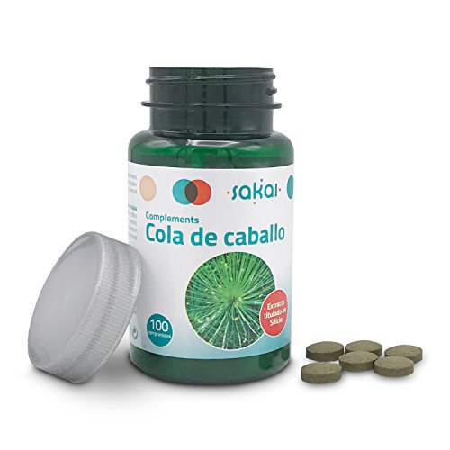 Sakai – Cola de caballo en comprimidos (diurético natural, remineralizador, fuente natural de silicio orgánico)