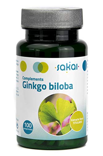 Sakai – Ginkgo Biloba – Favorece la concentración y el rendimiento– Ayuda a la memoria- Mejora la circulación – Evita el cansancio mental - Extracto titulado en bioflavonoides