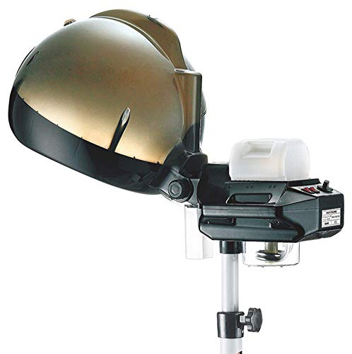 SAKLJA 650W Salón Cabello Vapor Estar Arriba Cabello Color Procesador para Cabello Tratamiento Barbero SPA Herramientas Laminación Piso Base, Ajustable Minutero, 2 Velocidades