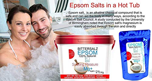 Sales Epsom Puras 500 g Exfoliante Facial y Corporal 100% Natural ● Magnesio Grado Alimentar