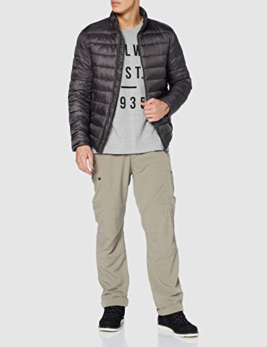 SALEWA Thom CO M S/S Camiseta, Hombre, Grey Melange, 50/L