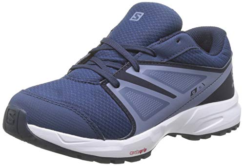 Salomon Sense CSWP J, Zapatillas de Senderismo Unisex Niños, Azul (Sargasso Sea/Navy Blazer/Flint Stone), 37 EU