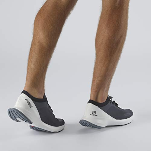 Salomon Sense Feel, Zapatillas de Trail Running para Hombre, Gris (India Ink/White/Flint Stone), 44 2/3 EU