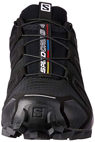 Salomon Speedcross 4 W, Zapatillas de Trail Running para Mujer, Negro (Black/Black/Black Metallic), 45 1/3 EU