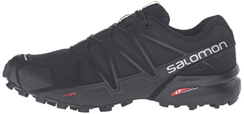 Salomon Speedcross 4 W, Zapatillas de Trail Running para Mujer, Negro (Black/Black/Black Metallic), 45 1/3 EU