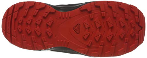 Salomon XA Pro 3D CSWP J, Zapatillas de Deporte Unisex Niños, Negro/Rojo (Black/Black/High Risk Red), 31 EU