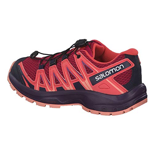 Salomon XA Pro 3D J, Zapatillas de Trail Running Unisex Niños, Rojo/Naranja (Cerise/Dubarry/Peach Amber), 37 EU