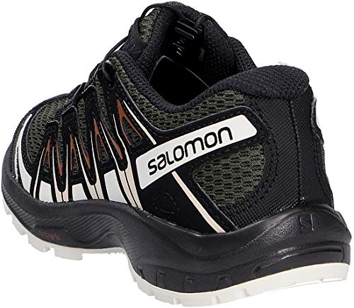 Salomon XA Pro 3D J, Zapatillas de Trail Running Unisex Niños, Verde (Grape Leaf/Vanilla Ice/Caramel Café), 38 EU