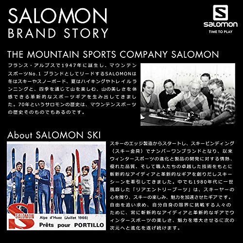 Salomon, Xview Access, Máscara de esquí unisex, Negro-Blanco/Naranja (Universal Tonic), L40518600