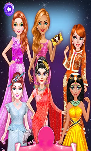 Salón de belleza en todo el mundo: ser un terapeuta de belleza de fama mundial en este divertido juego de moda estilo educativo!