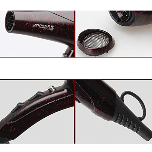 SalóN De Pelo De Alta Potencia Ion Negativo Silencioso Viento Caliente Y FríO Secador De Pelo Profesional Cuidado del Cabello Hair Artifact 2000W