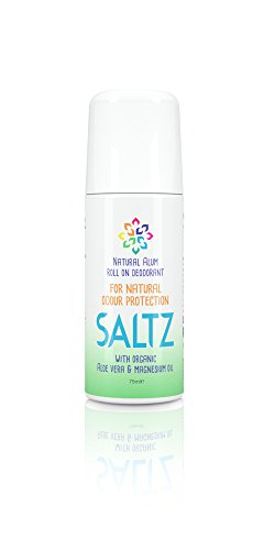 SALTZ Rodar sobre (Roll-On) desodorante ecológico 100% natural de piedra de alumbre - 100 ml