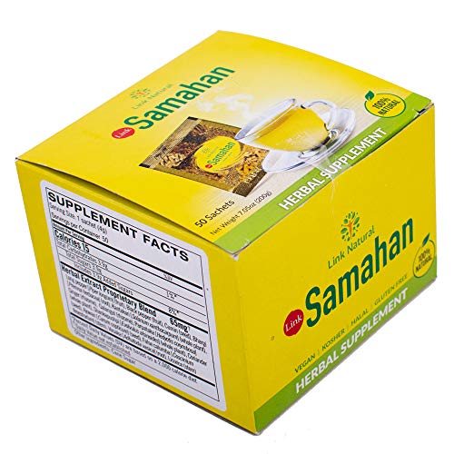 SAMAHAN Ayurvedic Ceylon Herbal Tea 50 sobres