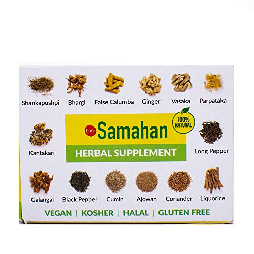 SAMAHAN Ayurvedic Ceylon Herbal Tea 50 sobres