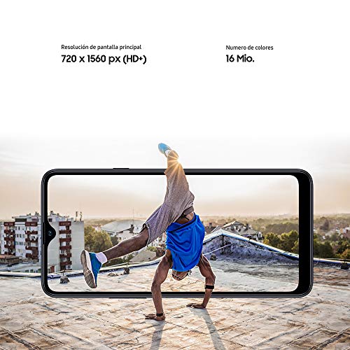 Samsung Galaxy A20s - Smartphone 6.5" Infinitiy V HD+ (teléfono 3GB RAM, 32GB ROM), Negro [Versión española]