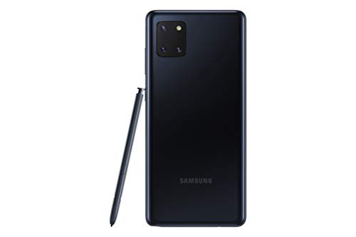 Samsung Galaxy Note 10 Lite - Smartphone de 6.7" FHD+ (4G, Dual SIM, 6GB RAM, 128GB ROM, cámara trasera 12MP(W)+12MP(UW)+12MP, cámara frontal 32MP, Octacore Exynos 9810), Aura Black [Versión española]