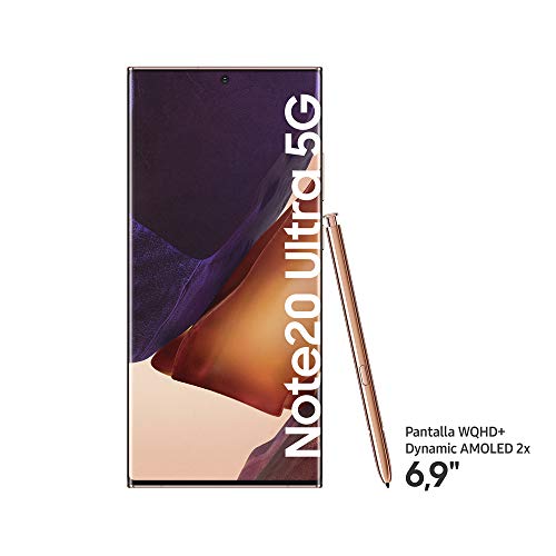 Samsung Galaxy Note20 Ultra 5G Smartphone Android Libre de 6.9" 256GB Mystic Bronze [Versión española]