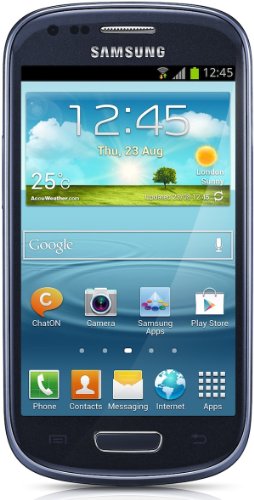 Samsung Galaxy S III Mini (I8190) - Smartphone Libre Android (Pantalla 4", cámara 5 MP, 8 GB, Dual-Core 1 GHz, 1 GB RAM), Azul [Importado]