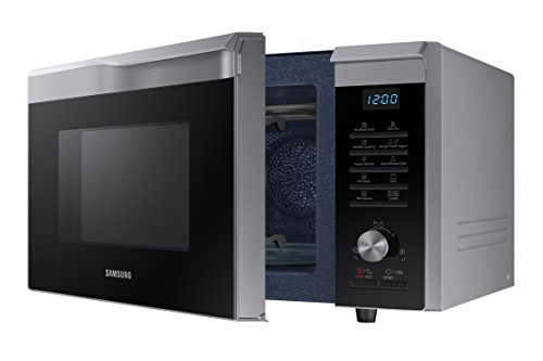 Samsung Mc28M6055CS/EC - Horno-Microondas con grill, 900W/1500W/2100W, 28 litros, interior de cerÃ¡mica, ventana EasyView y funciÃ³n horno hasta 200Âº C, 51,7 x 31 x 46,3 cm