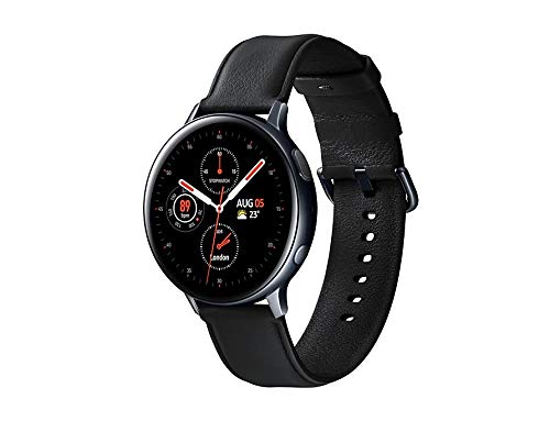 SAMSUNG SM-R820NSKAPHE Galaxy Watch Active 2 - Smartwatch de Acero, 44mm, color Negro, Bluetooth [Versión española]