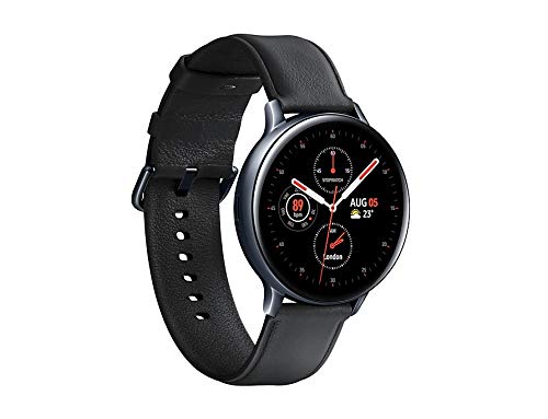 SAMSUNG SM-R820NSKAPHE Galaxy Watch Active 2 - Smartwatch de Acero, 44mm, color Negro, Bluetooth [Versión española]