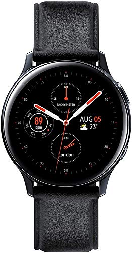 SAMSUNG SM-R820NSKAPHE Galaxy Watch Active 2 - Smartwatch de Acero, 44mm, color Negro, Bluetooth [Versión española]