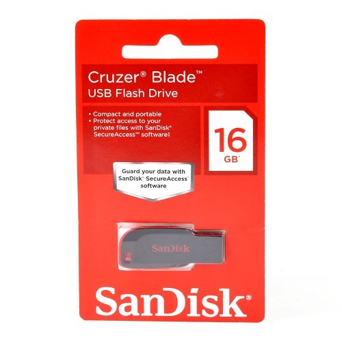 SanDisk Cruzer Blade - Memoria USB de 2.0 de 16 GB